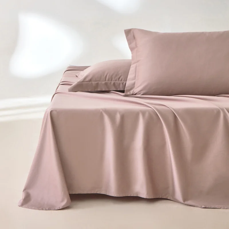 100% Egyptian Cotton Bed Sheet Set 1600 Thread Count Bedding Set Luxury Flat Top Sheet Fitted Bed Sheets Pillowcase Smooth Soft
