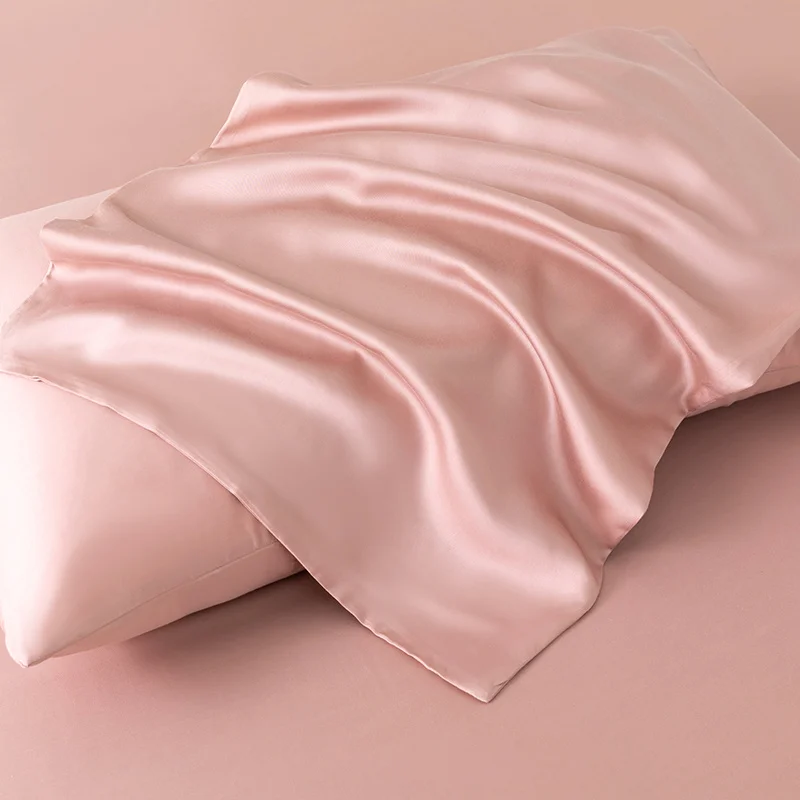 Natural Mulberry Silk Pillowcase Bedding Home Decoration Luxury Double Sides Pure Silk Pillow Case 23 Momme 100% Silk 2pcs Cover