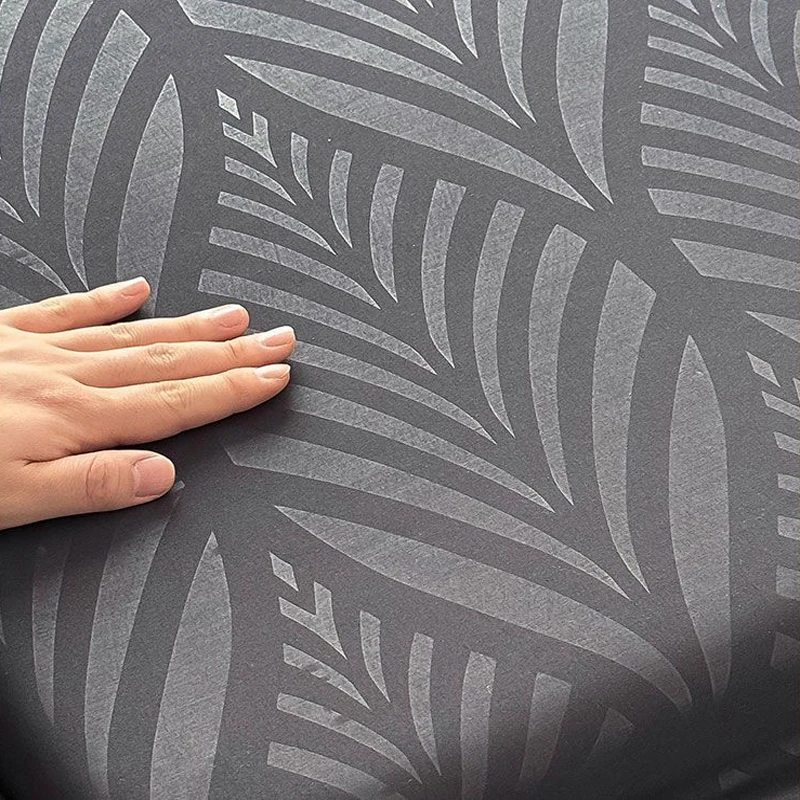 WASART Geometry Print Mattress Protector Elastic Fitted Bed Sheet Cover Luxury Double Bed Hypoallergenic Soft Breathable Bedding