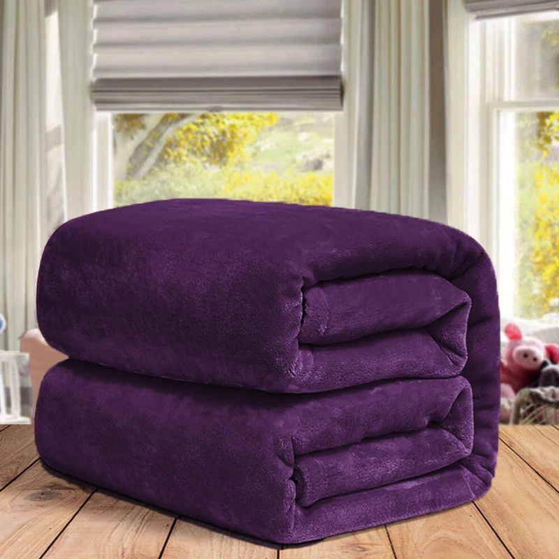 WASART Winter fluffy velvet fleece blanket extra large size sofa throw blanket fuzzy faux fur blanket microfiber thick bed sheet